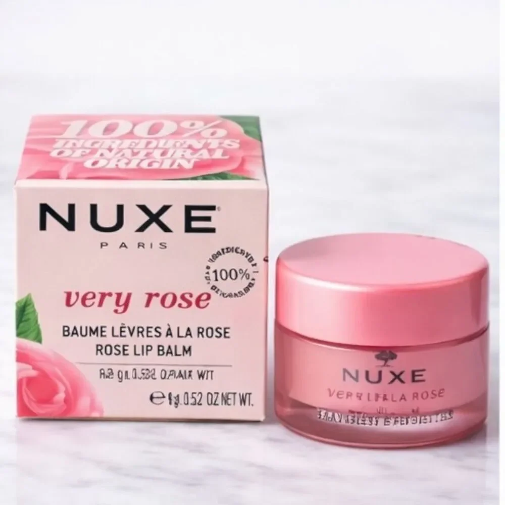 NUXE Very Rose Lip Balm 15g French Pharmacy Hydrating Repair Dry Lip Care New